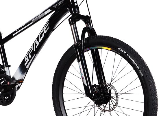 Mercury - Mountainbike - 26 inch - 21 versnellingen - Aluminium frame - Schijfremmen - Voorvork met vering - Zwart van Mercury — afbeelding 3
