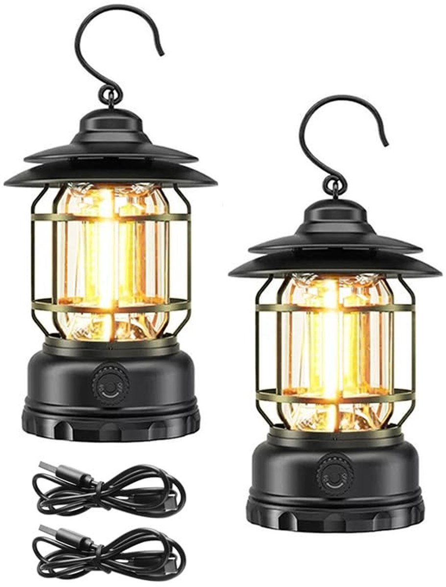 Omgoods - Oplaadbare Camping Lantaarn met 3 Verlichtingsmodi