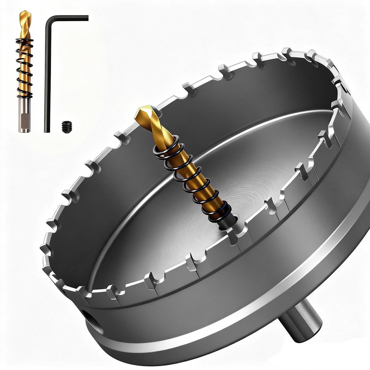 Omgoods - Carbide Hole Saw 145mm voor Metalen Boren