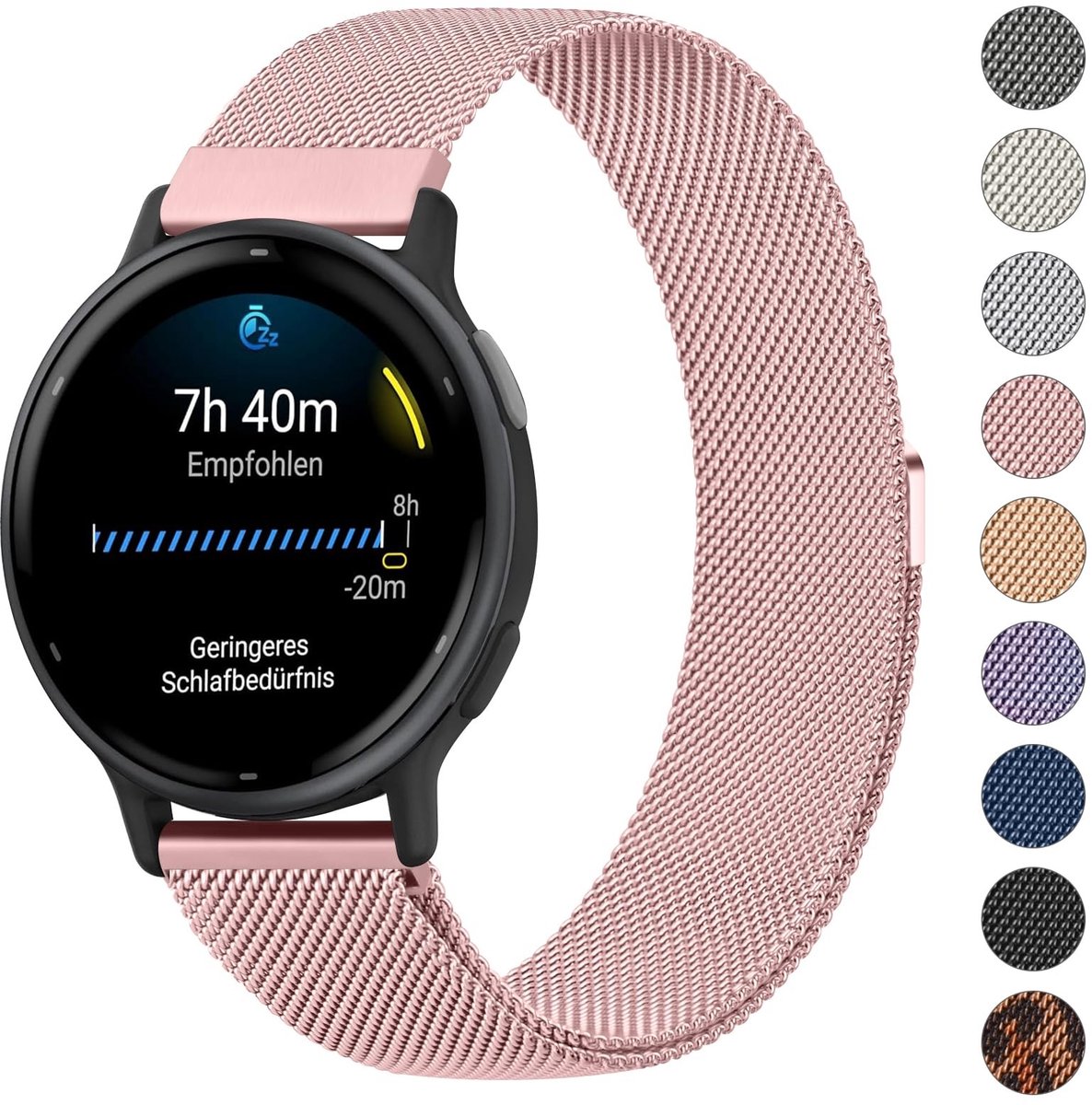 Omgoods - RVS Vervangarmband voor Garmin Smartwatches