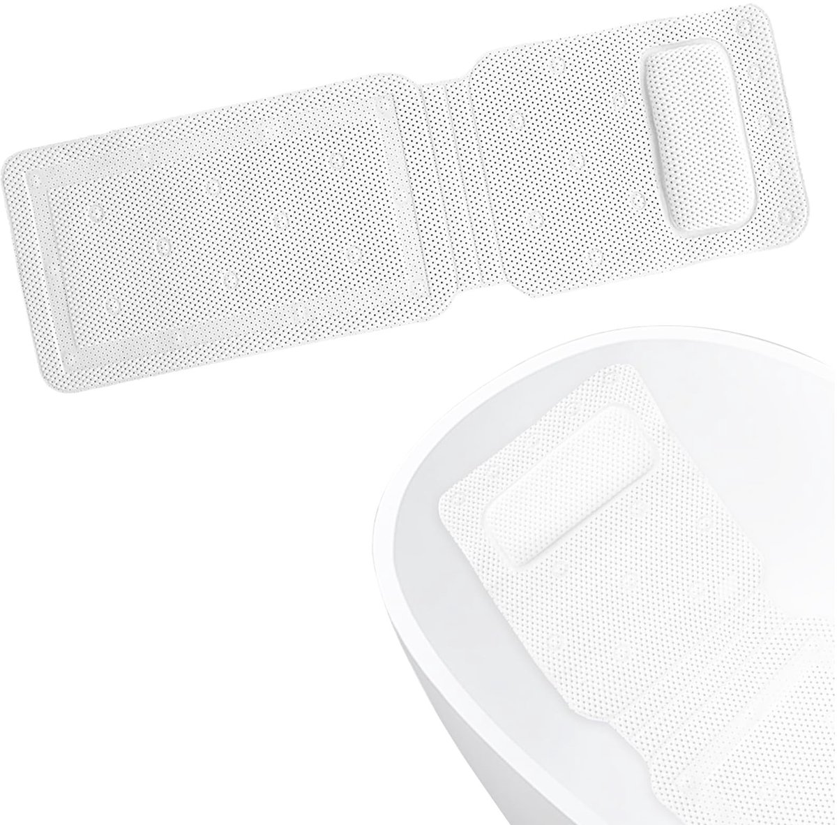 Omgoods - Badmat met Kussen voor Optimaal Comfort in Badkuip