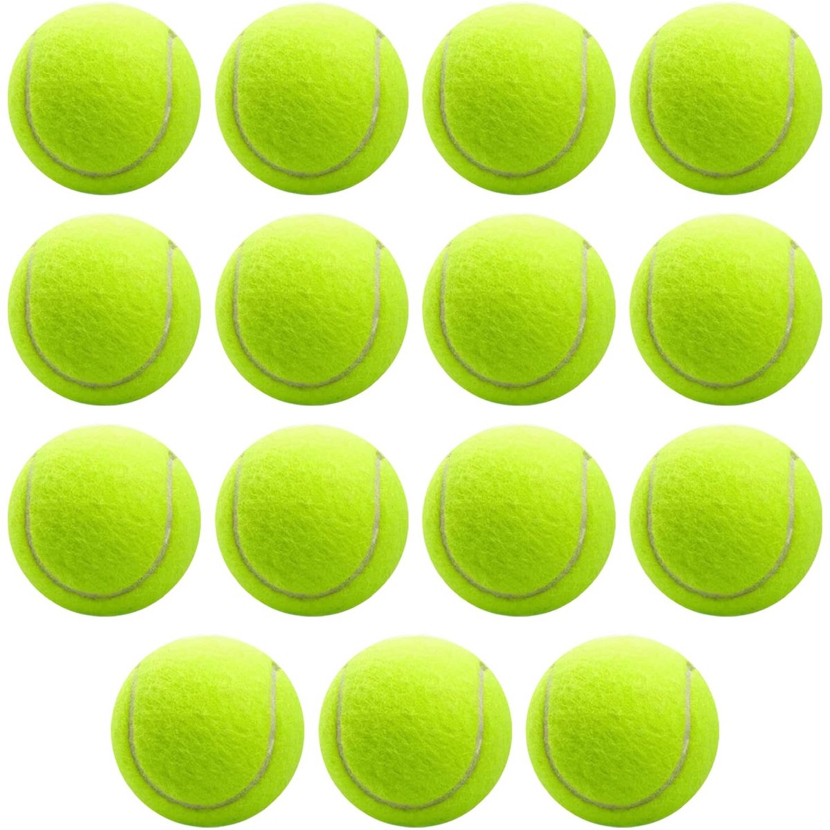 Omgoods - Set van 15 Tennisballen, Drukvrije Trainingsballen