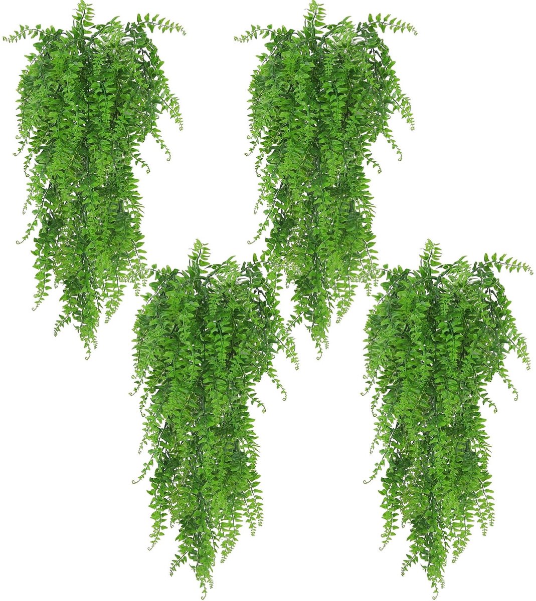 Omgoods - Set van 4 Kunstplanten voor Binnen en Buiten