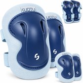 Suotu Skate Beschermset Kinderen - Skate bescherming - Skeeler Beschermset - Blauw/Zwart - S