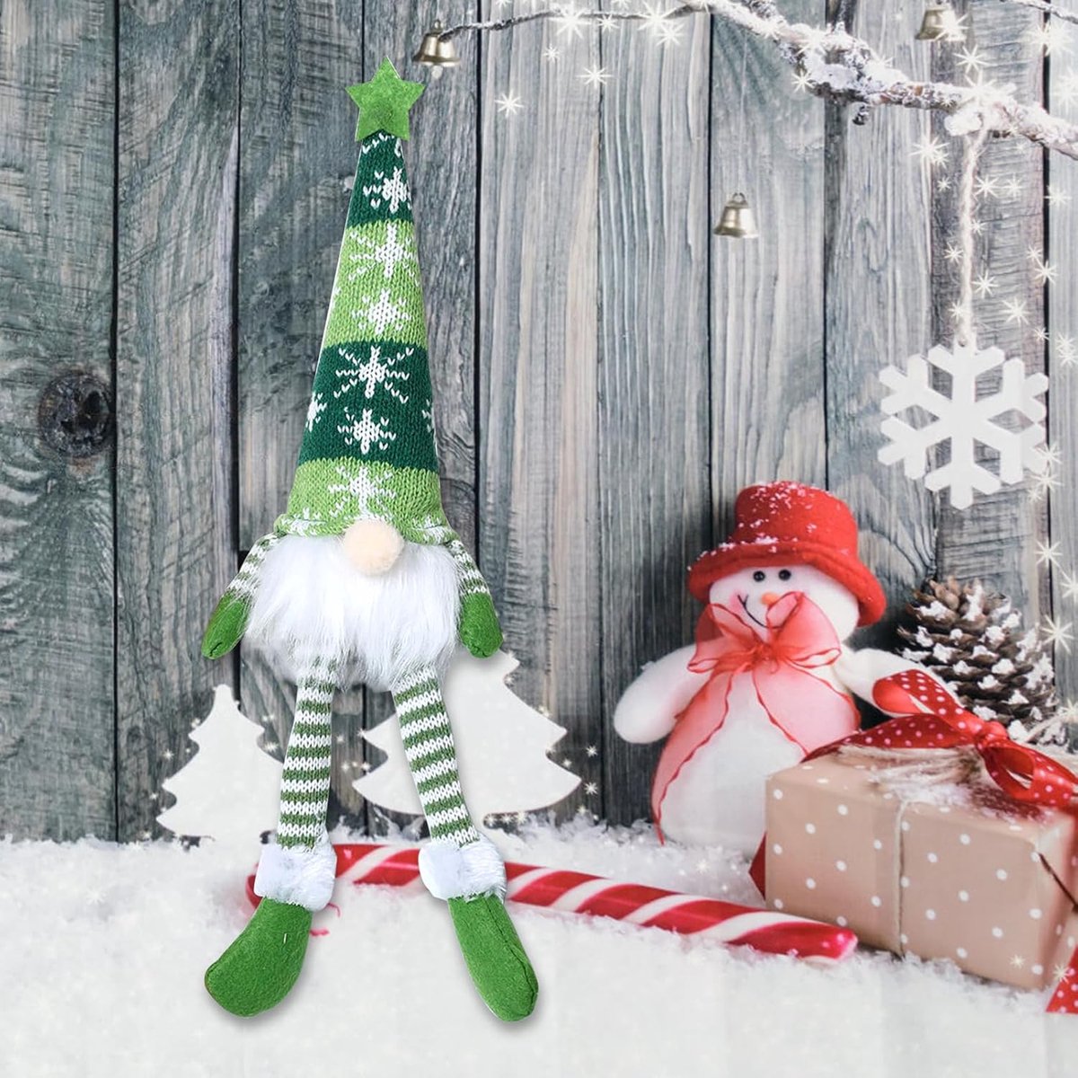 3 Pieces Luminous Christmas Gnome Plush Christmas Gnome Mini Christmas Figure Decoration for Indoor Christmas - ShopVlot — cadeau in Wonen & Interieur - foto 3
