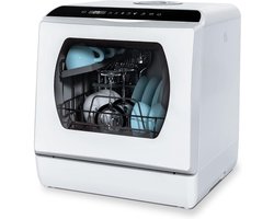 SP® Mini Vaatwasser - Vrijstaande Vaatwasser - Afwasmachine - Wit - 43cm x 43cm x 46cm