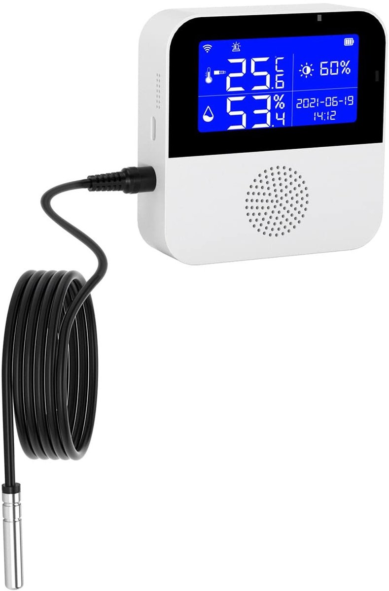 Omgoods - Draadloze Thermo-Hygrometer met App Notificatie