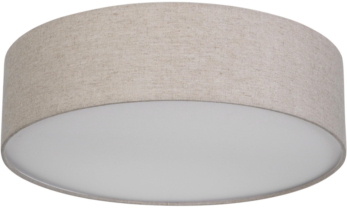Omgoods - LED Plafondlamp met Stof Lampenkap voor Slaapkamer en Woonkamer
