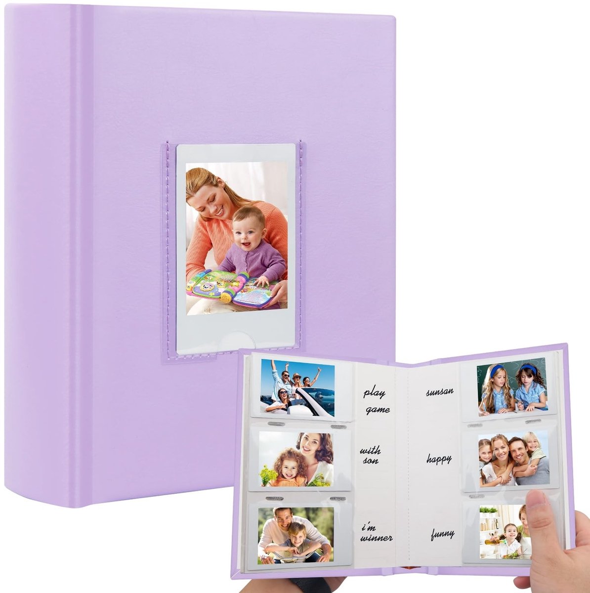 Omgoods - Premium Fotoalbum voor Instax Mini Foto's met 180 Compartimenten