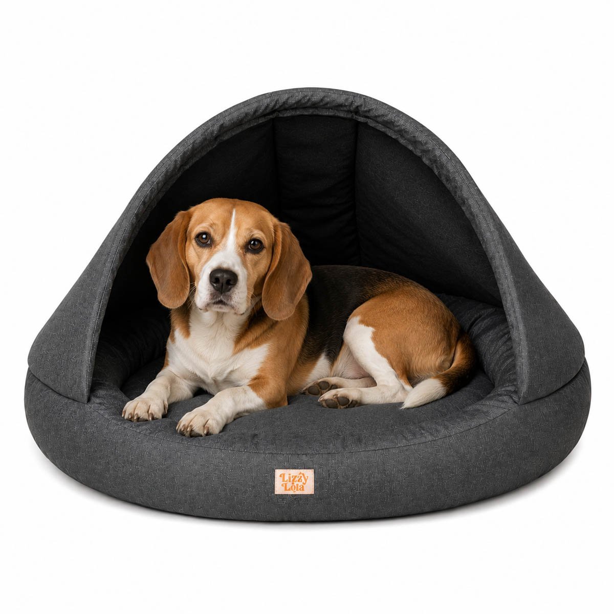 Lizzy & Lola – Hondenbed - Hondenmand - Cavy XL – 80 cm - Black