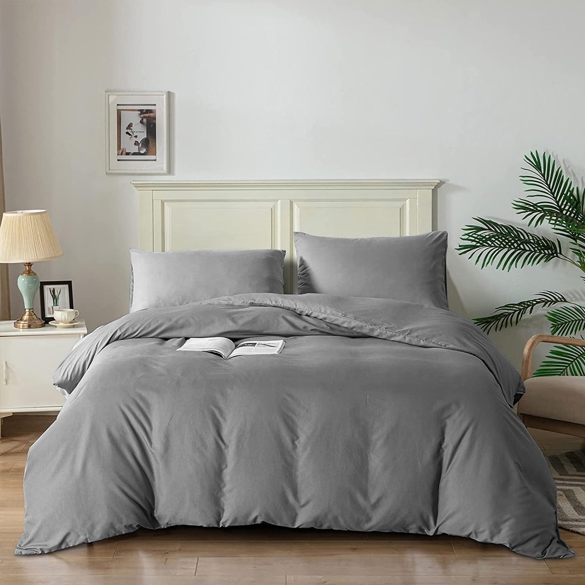 Omgoods - Duvet Cover Set van Microfiber met Kussenslopen