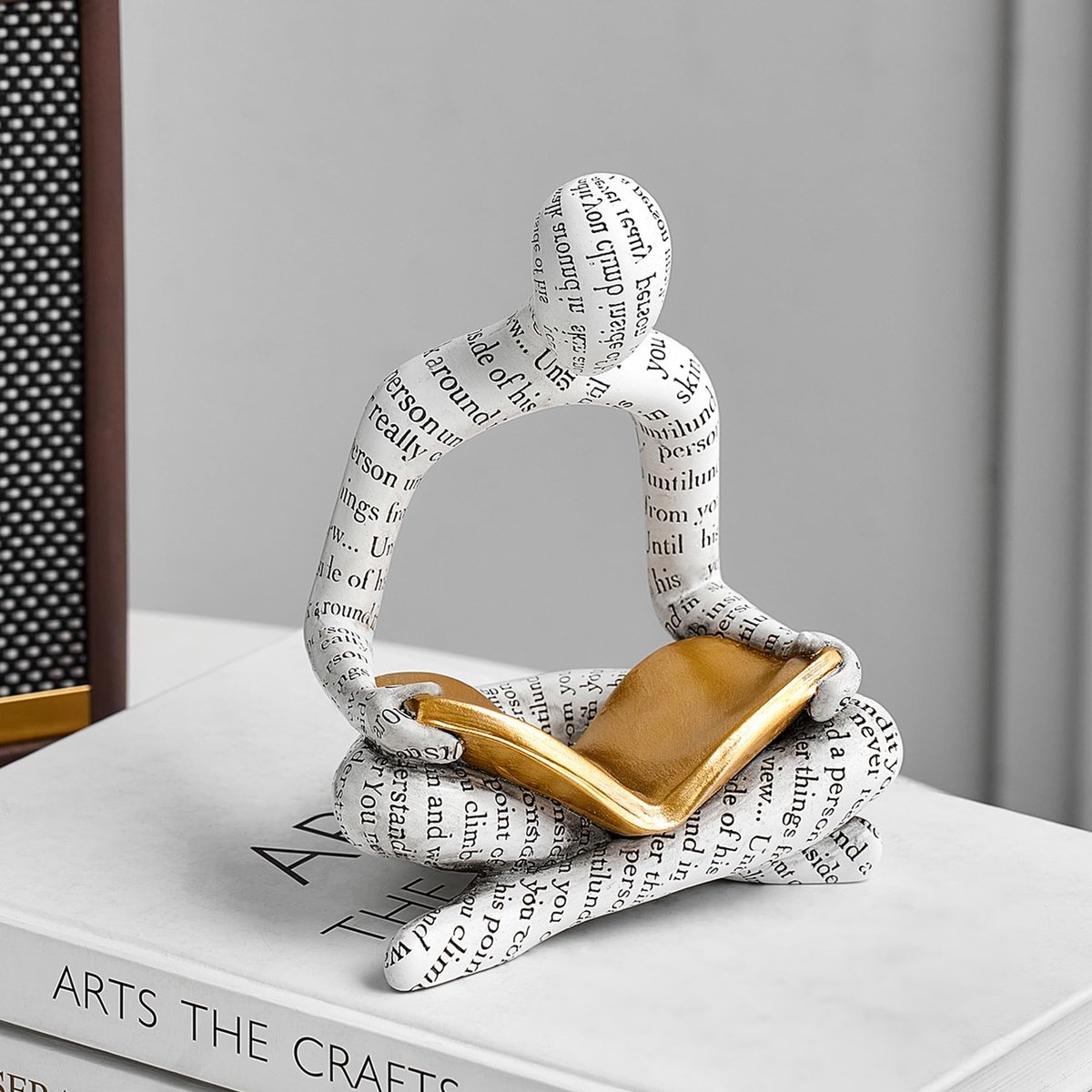 Omgoods - Abstracte Lezen Denkbeeldige Beeldjes voor Decoratie