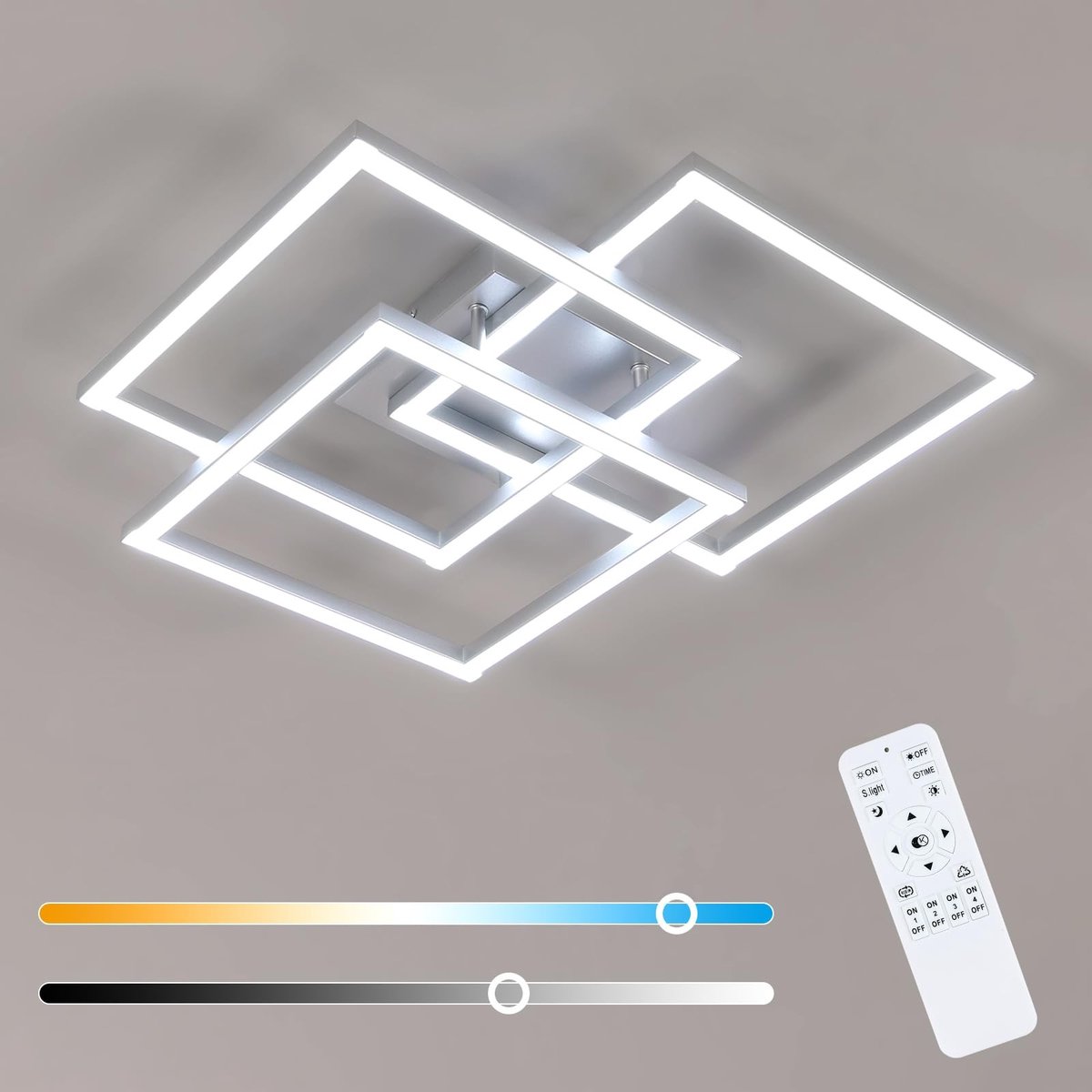Omgoods - Dimbare LED Plafondlamp met Afstandsbediening 40W