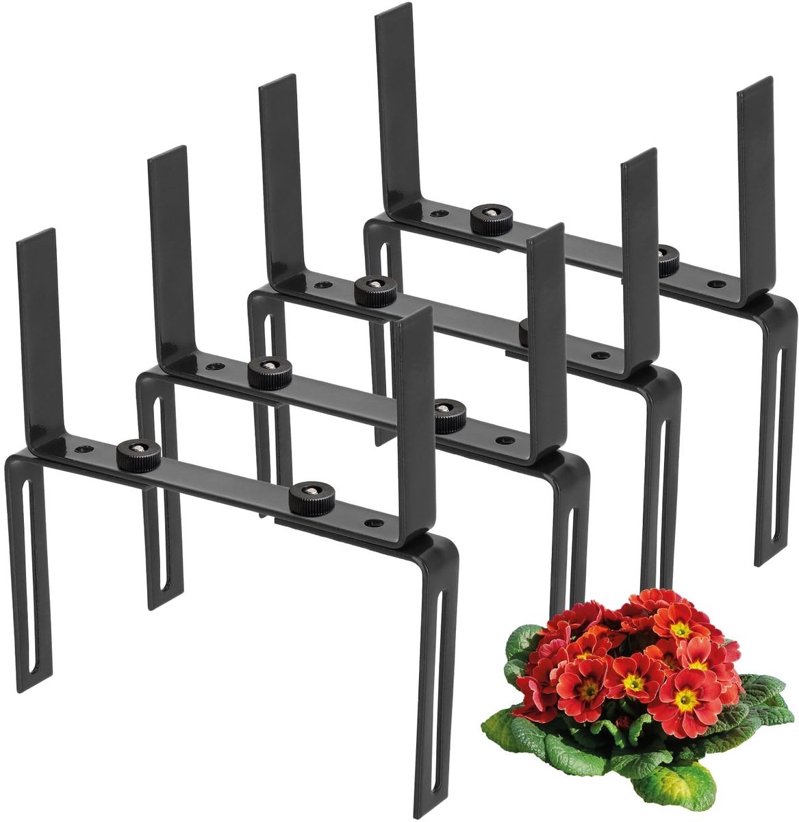 Omgoods - Flexibele Bloembakhouder voor Balkon, zonder Boren