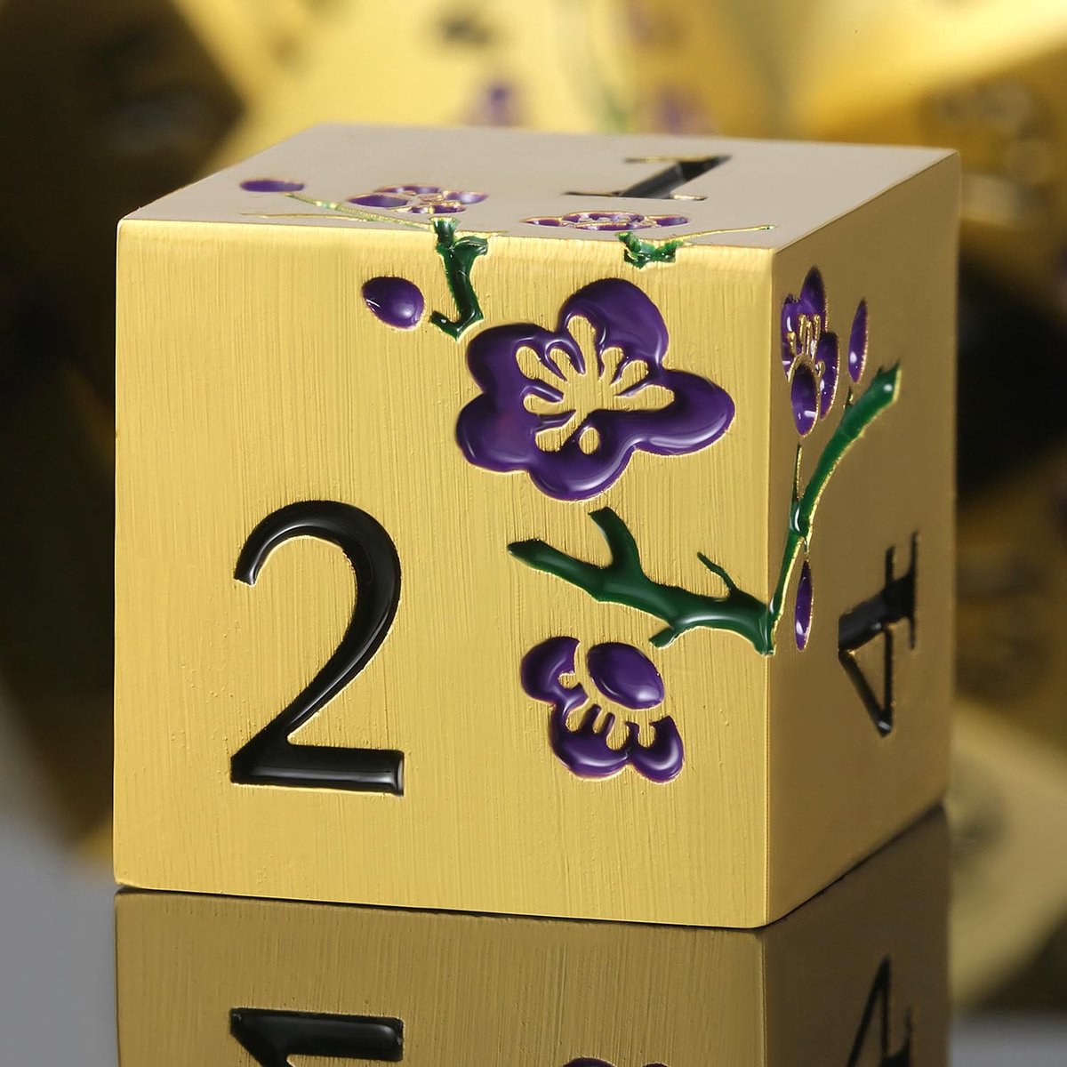 Omgoods - Set van 7 Metalen Dobbelstenen voor D&D Spellen