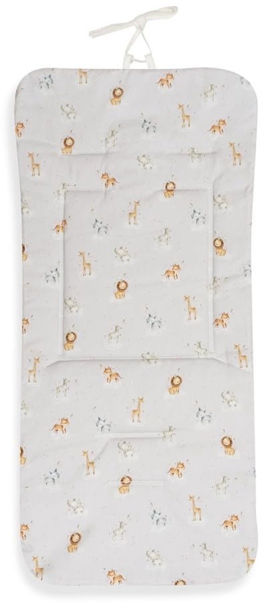 Omgoods - Reversible Matras voor Kinderwagen met Dierenprint