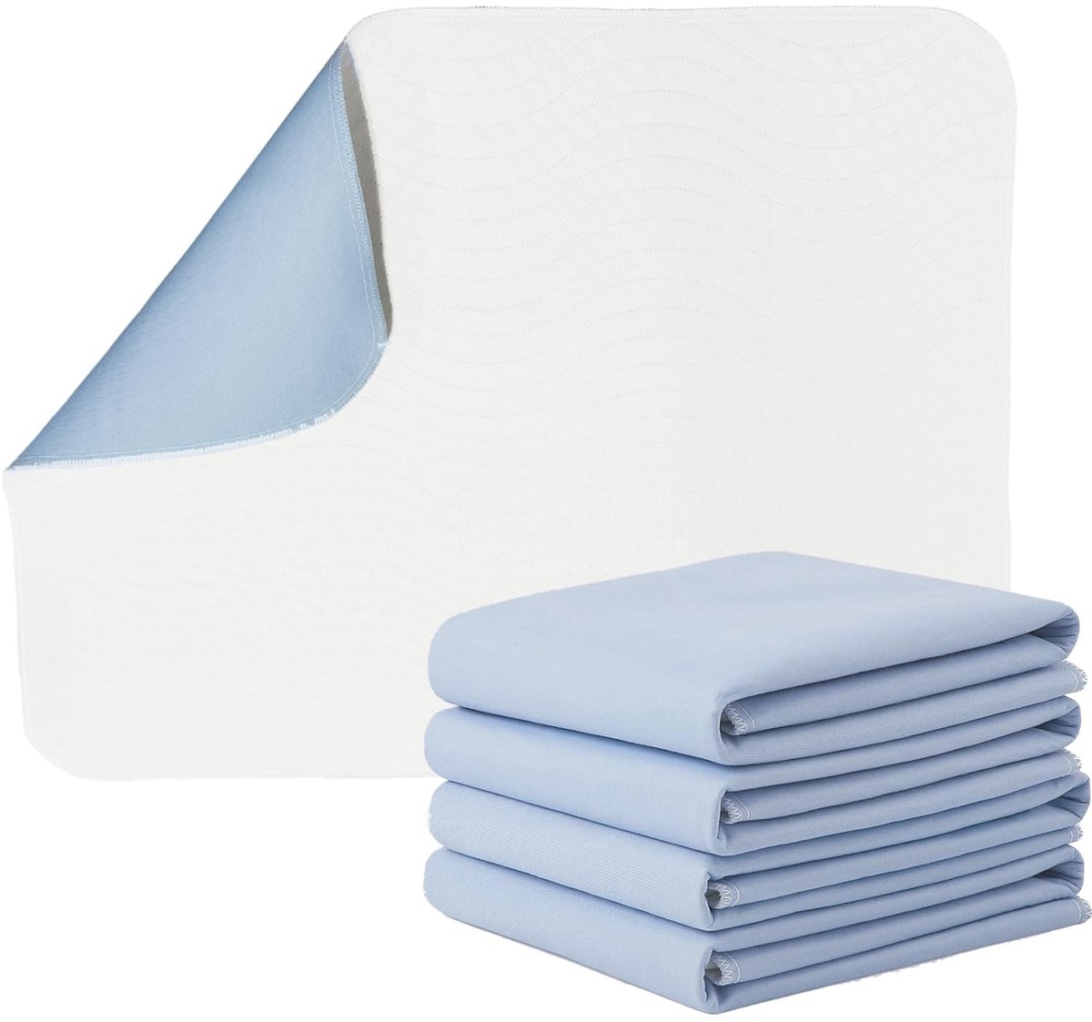 Omgoods - Herbruikbare Waterdichte Incontinentie Bedonderlegger - 2 Pack