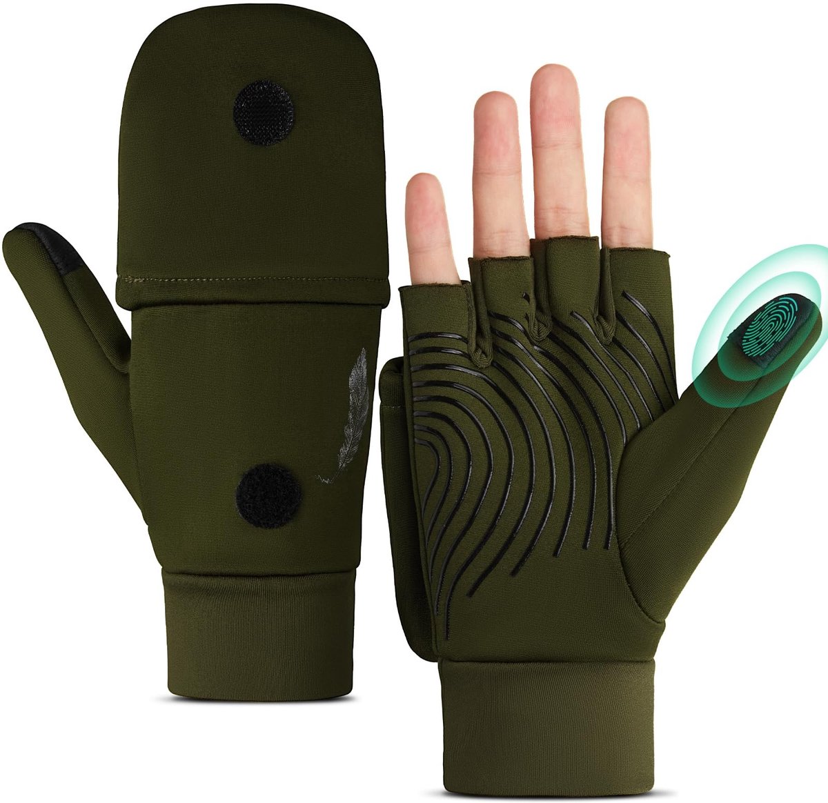 Omgoods - Winter Thermo Handschoenen voor Sport en Werk, Waterdicht en Antislip