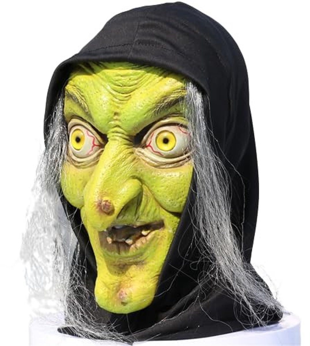 Omgoods - Halloween Mask met Lang Haar en Grimace