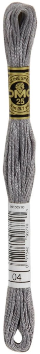 DMC Muline Garen 04 - Donker Tin