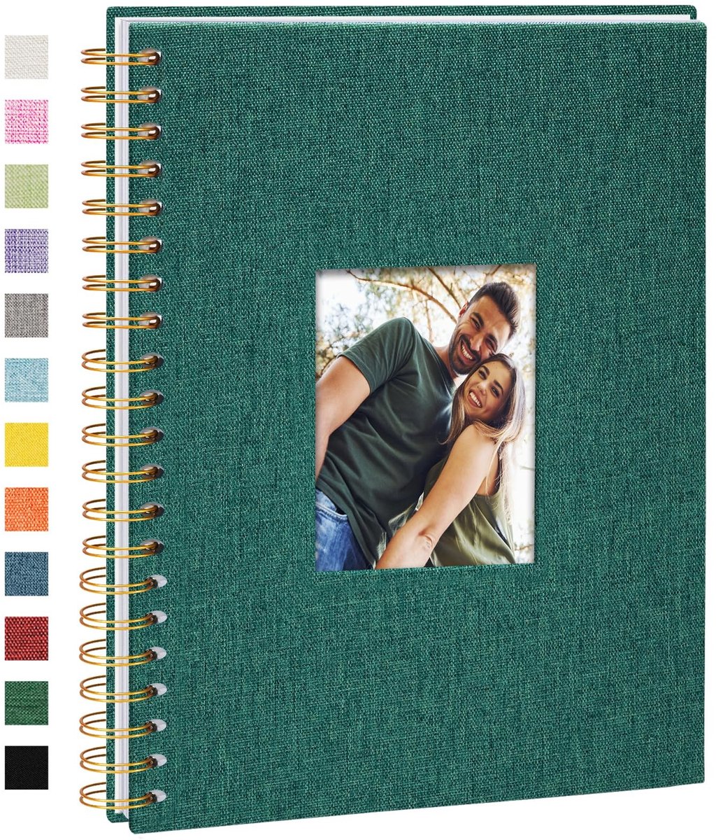Omgoods - Fotoalbum in Linnen 20,5 x 28 cm met 80 Pagina's