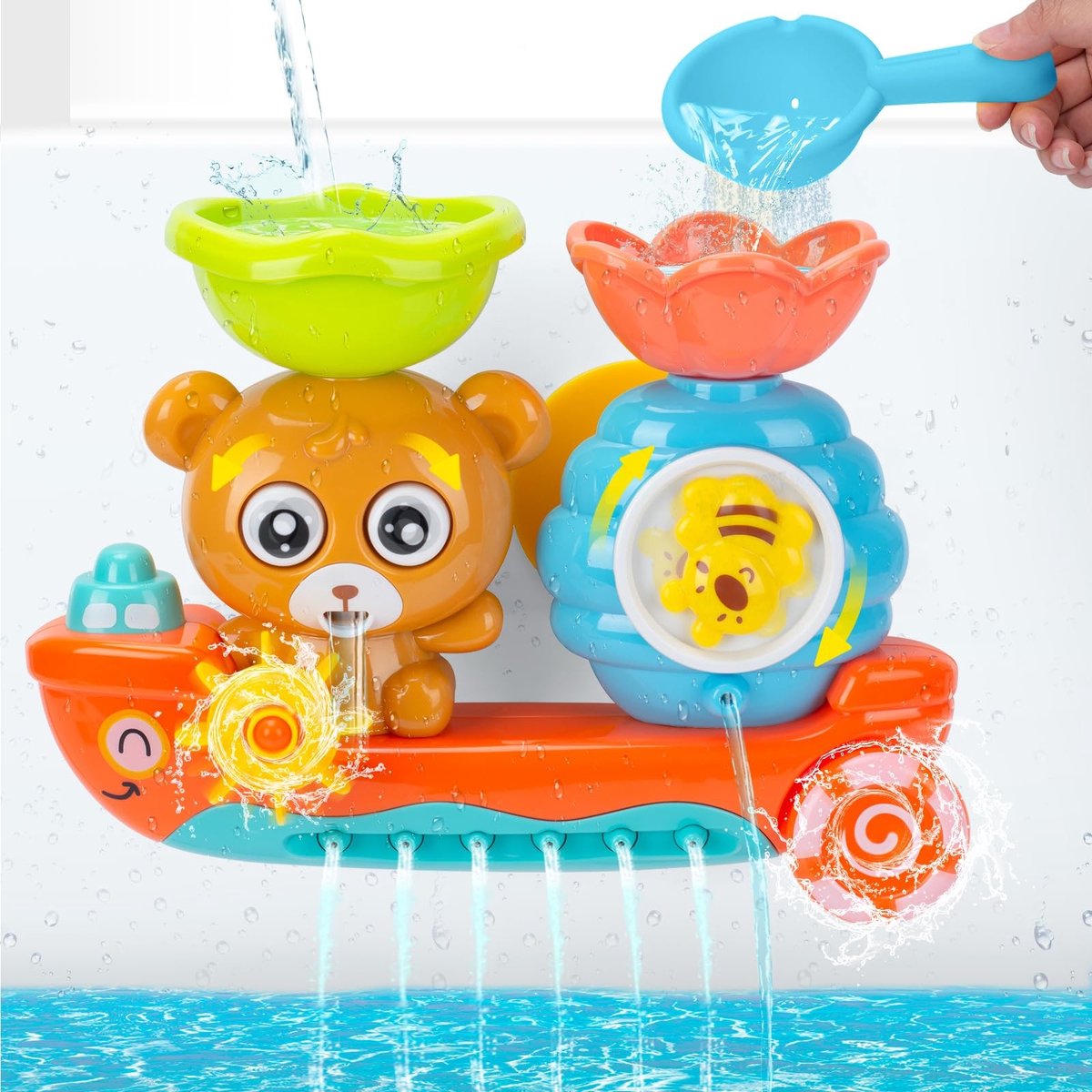 Omgoods - Schattige badspeeltjes voor baby's van 1 jaar - Waterplezier in de badkamer