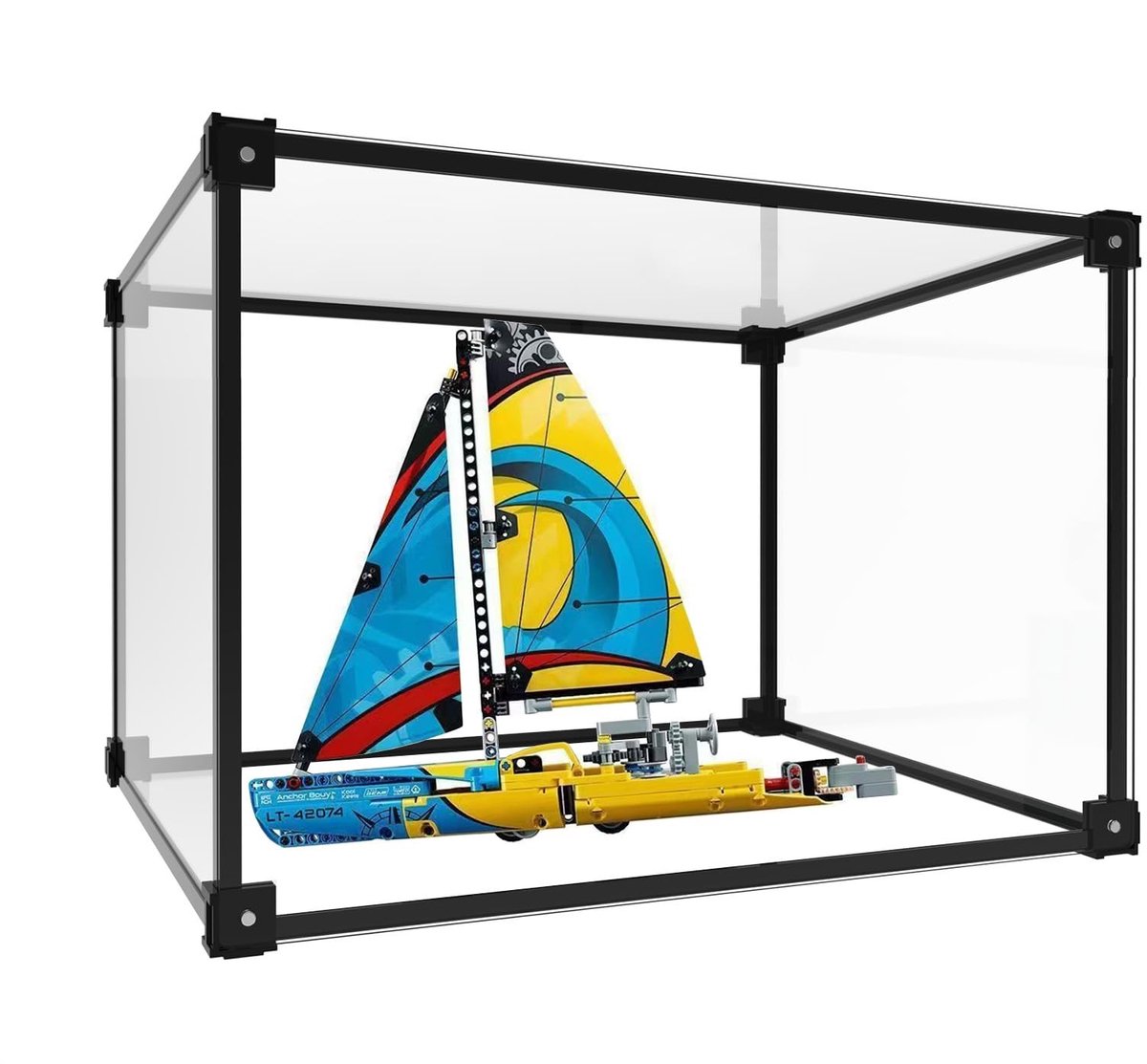 Omgoods - Transparante Display Case met Deur 40 x 20 x 35 cm