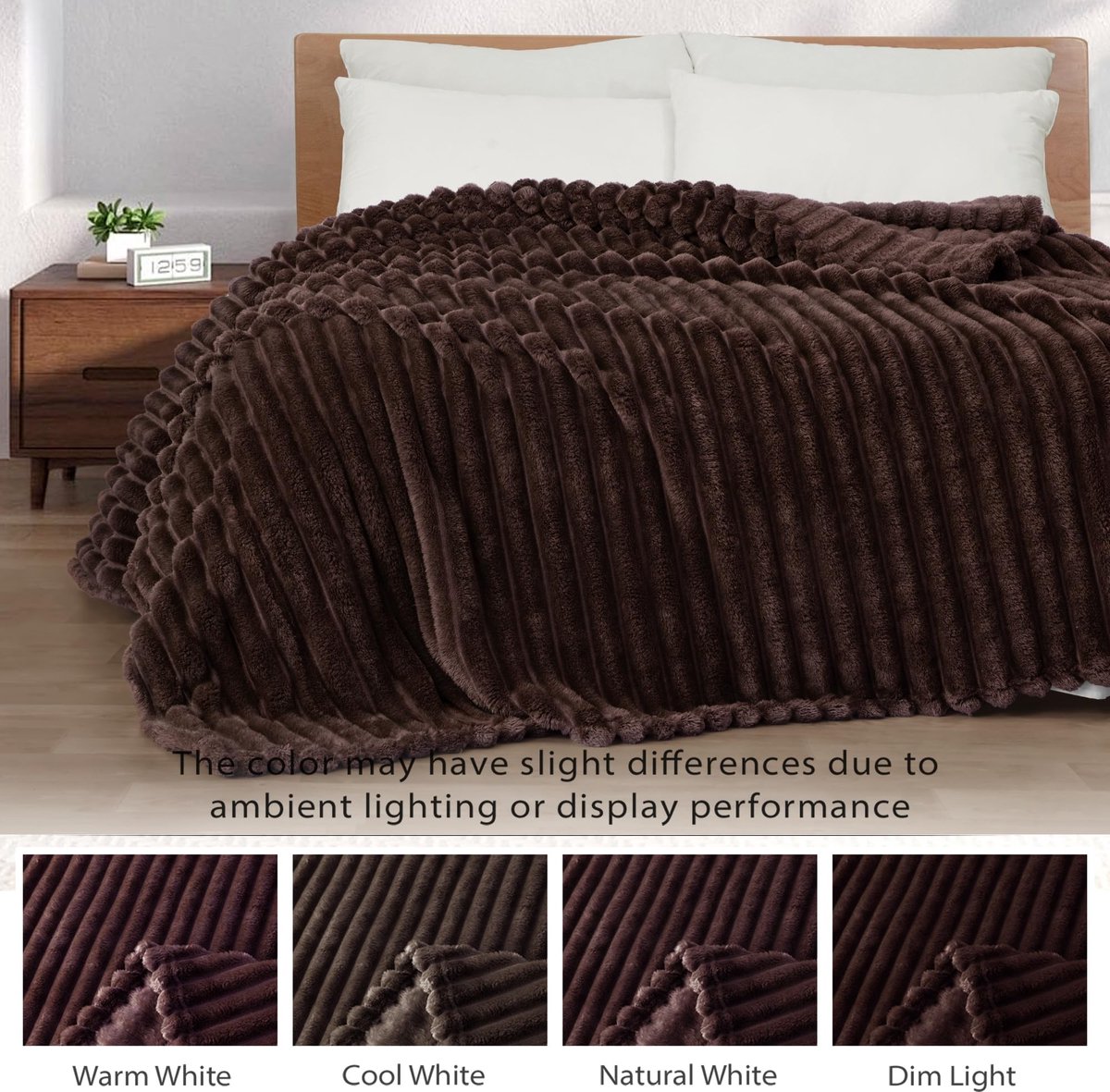Omgoods - Fleece Dekentje Super Zacht en Lichtgewicht voor Alle Seizoenen