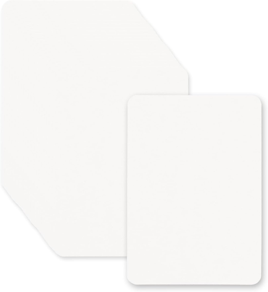 SnelShoppen - Postcards A6 Pack van 60 - 10.5 x 14.8 cm Blank 300g/m² - DIY Creatieve Uitnodigingen, Bedankkaarten - Wit Kraftpapier