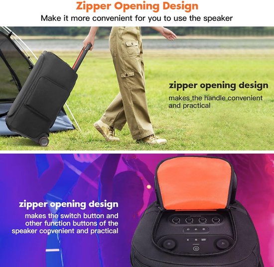 Speaker Case Compatible with JBL PartyBox 520, Portable Speaker Dust Cover Storage Bag for Outdoor Travel/Home - ShopVlot — afbeelding 4