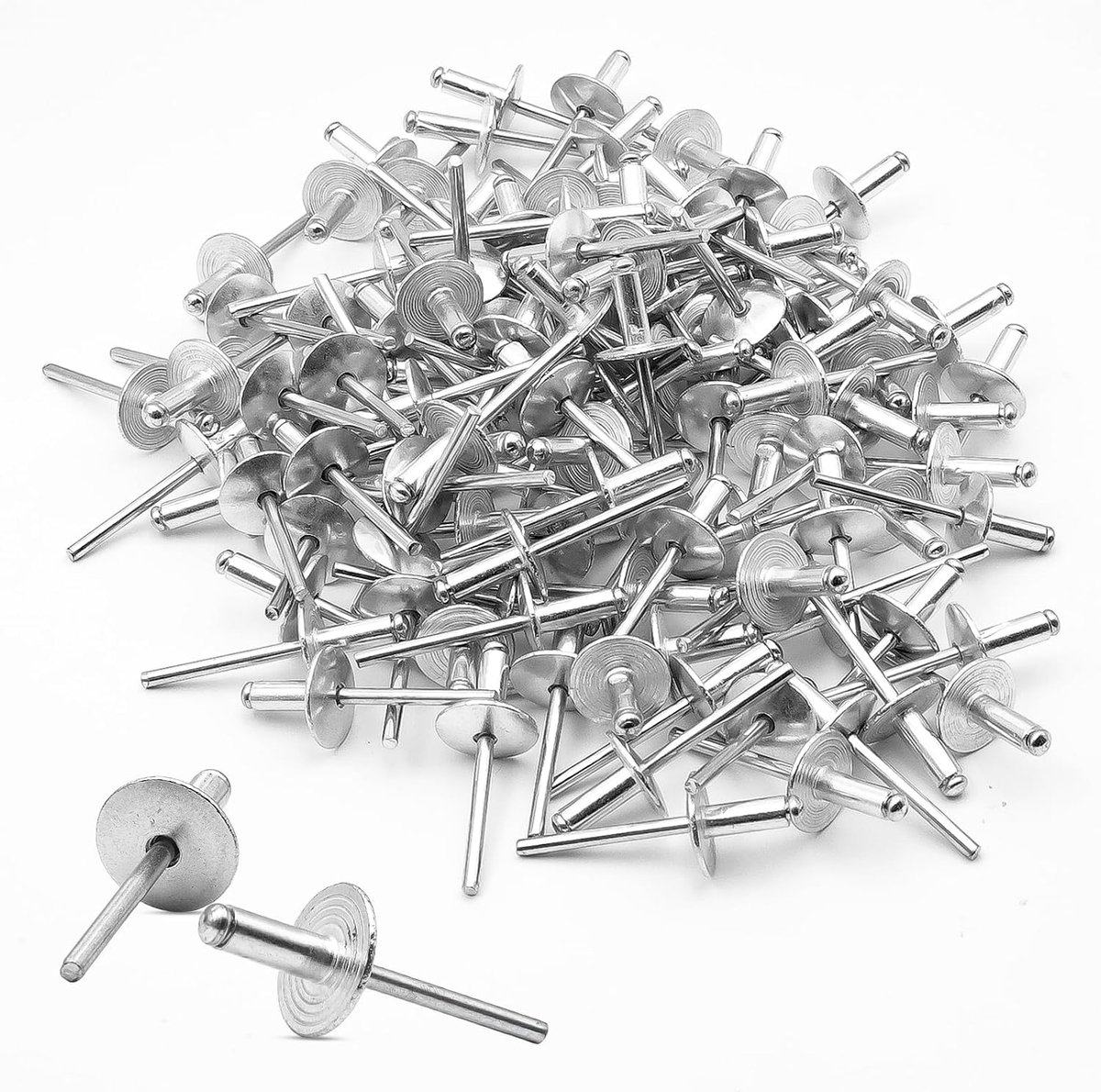 Blindklinknagels 4.8 x 13 mm - Aluminium met grote flens - Robuuste verbinding - Geschikt voor metaal en kunststof - ShopVlot