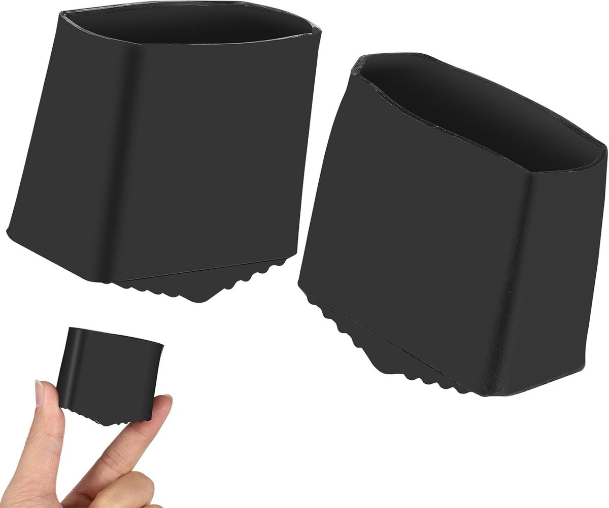 UKCOCO Set of 2 non-slip end caps for ladder, rubber, durable, floor and safety protection, multifunctional - ShopVlot