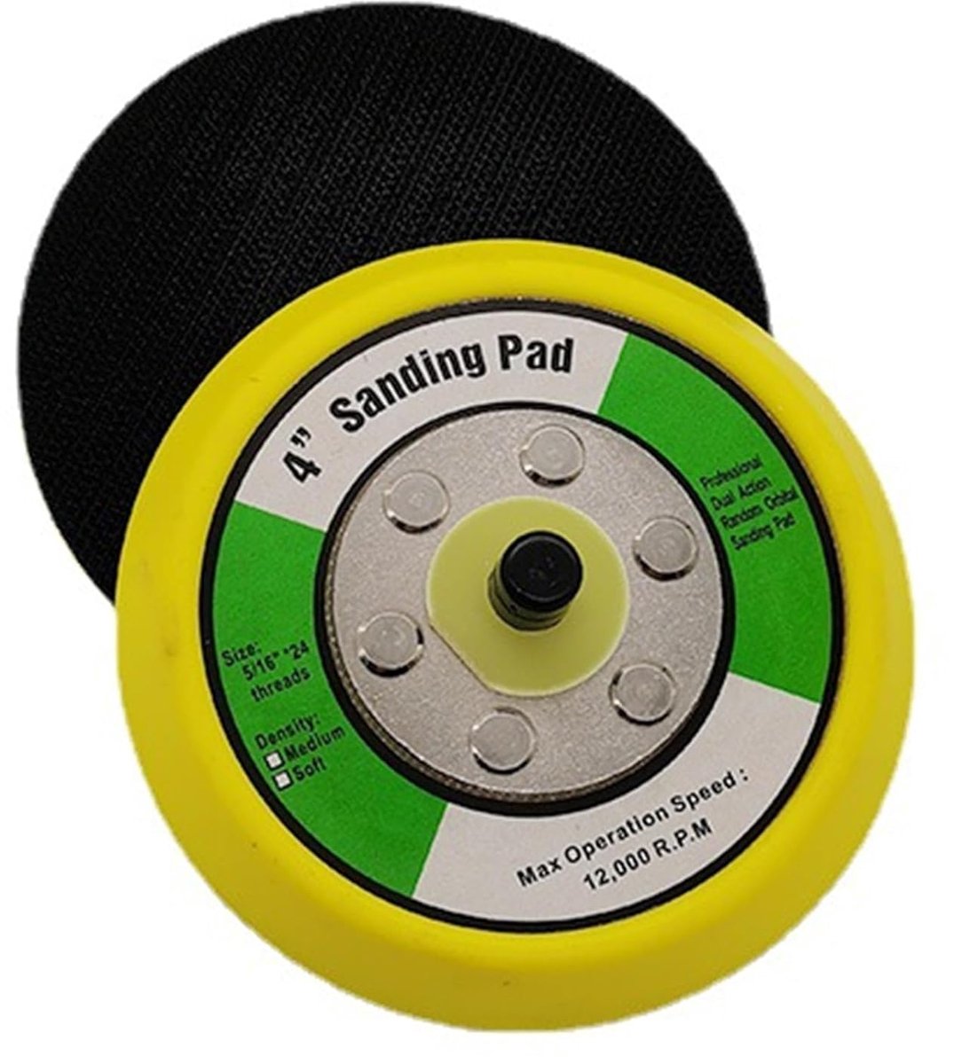 Schuurplaat 100mm - PU backing - Flexibel en slijtvast - Voor nauwkeurig schuren - ShopVlot