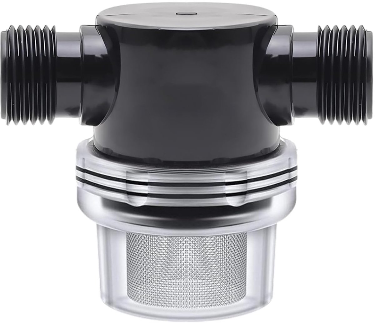 Pipeline Filter 1/2 Inch 50 Mesh Water Filter Water Pump Filter with Filter Net Inline Strainer Filter for Home Garden - ShopVlot