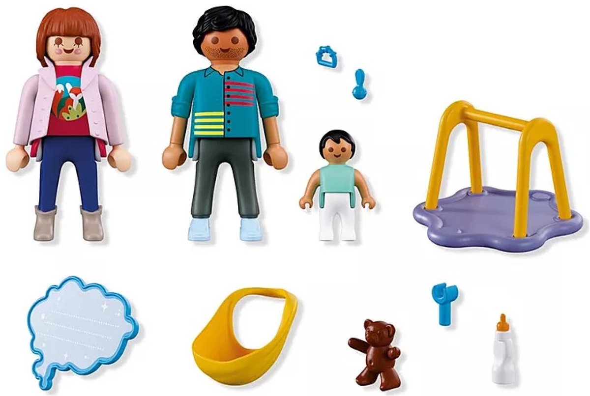 Playmobil geboorte speelset - baby familie cadeau set. – foto 2