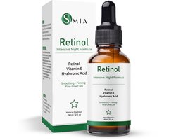 Simia™ Original Active Retinol Serum - Met Vitamine E & Hyaluronzuur - Gezichtsserum - Collageen -…