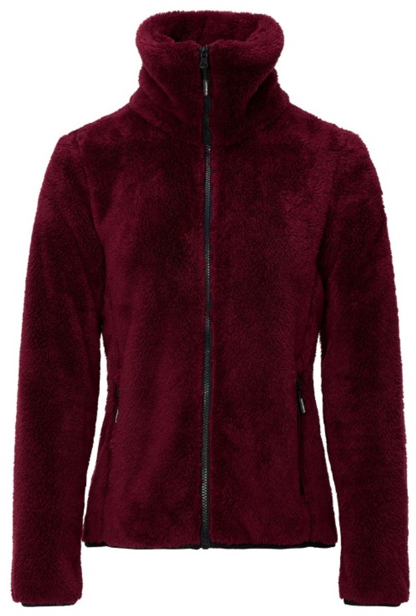 Vest Evy bordeaux fleece zacht Nordberg - maat S