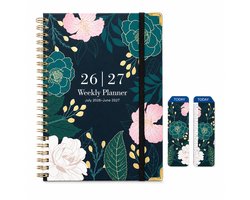 VHV - Studieagenda 2026-2027 - Weekplanner met Maandoverzicht - Voor Planning van School en Stage