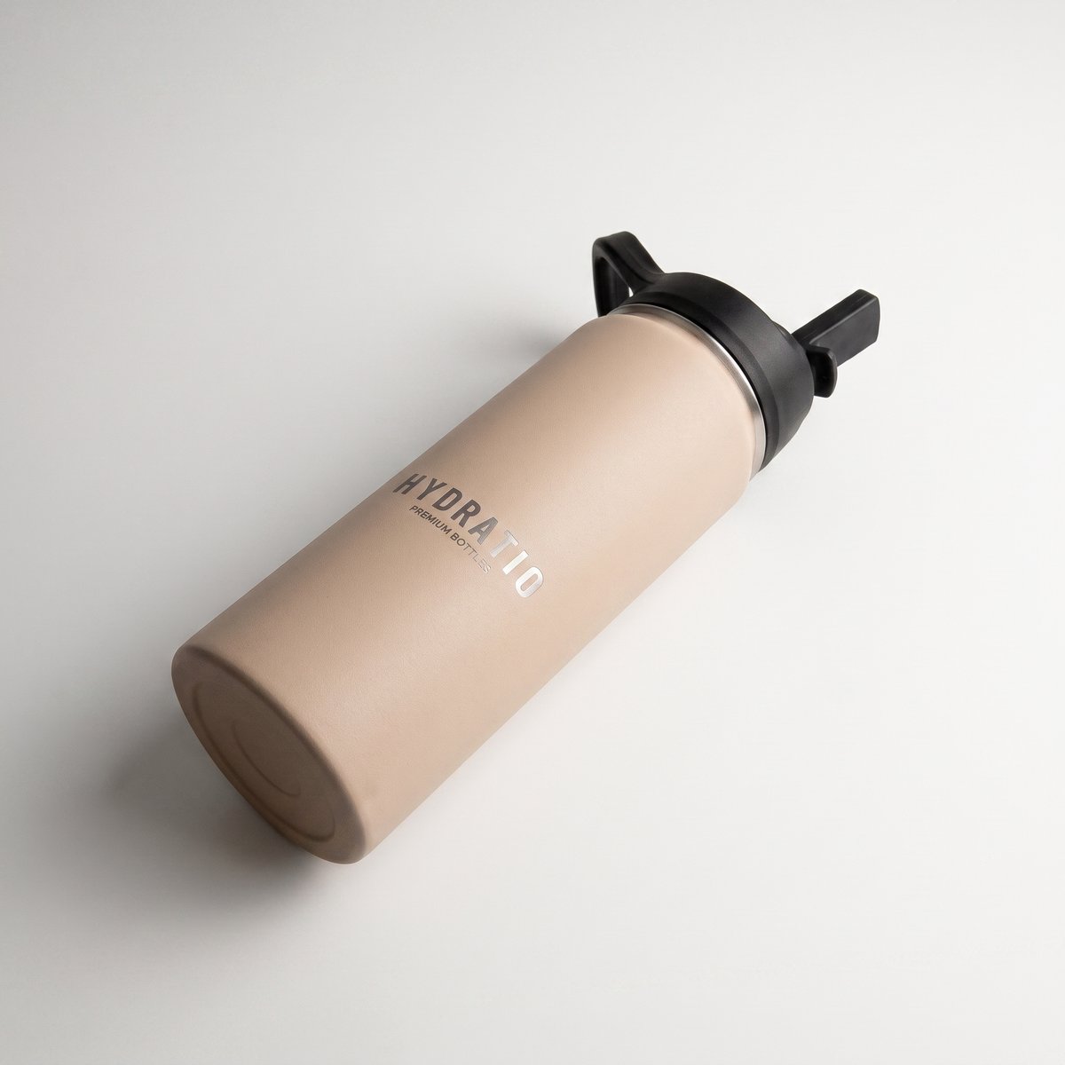 Hydratio Essence Thermosfles 500 ML Beige – Drinkfles 0,5 Liter RVS Dubbelwandig – Waterfles Lekvrij & BPA-Vrij – Isoleerfles 24 Uur Koud 12 Uur Warm – Thermosbeker Travel Mug Koffie Thee – Sport School Werk Cadeau – Sahara Taupe thumbnail 2