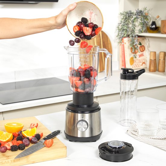 Salter 4-in-1 Juicer & Blender - 2 snelheden - Diverse accessoires van Merkloos — afbeelding 4