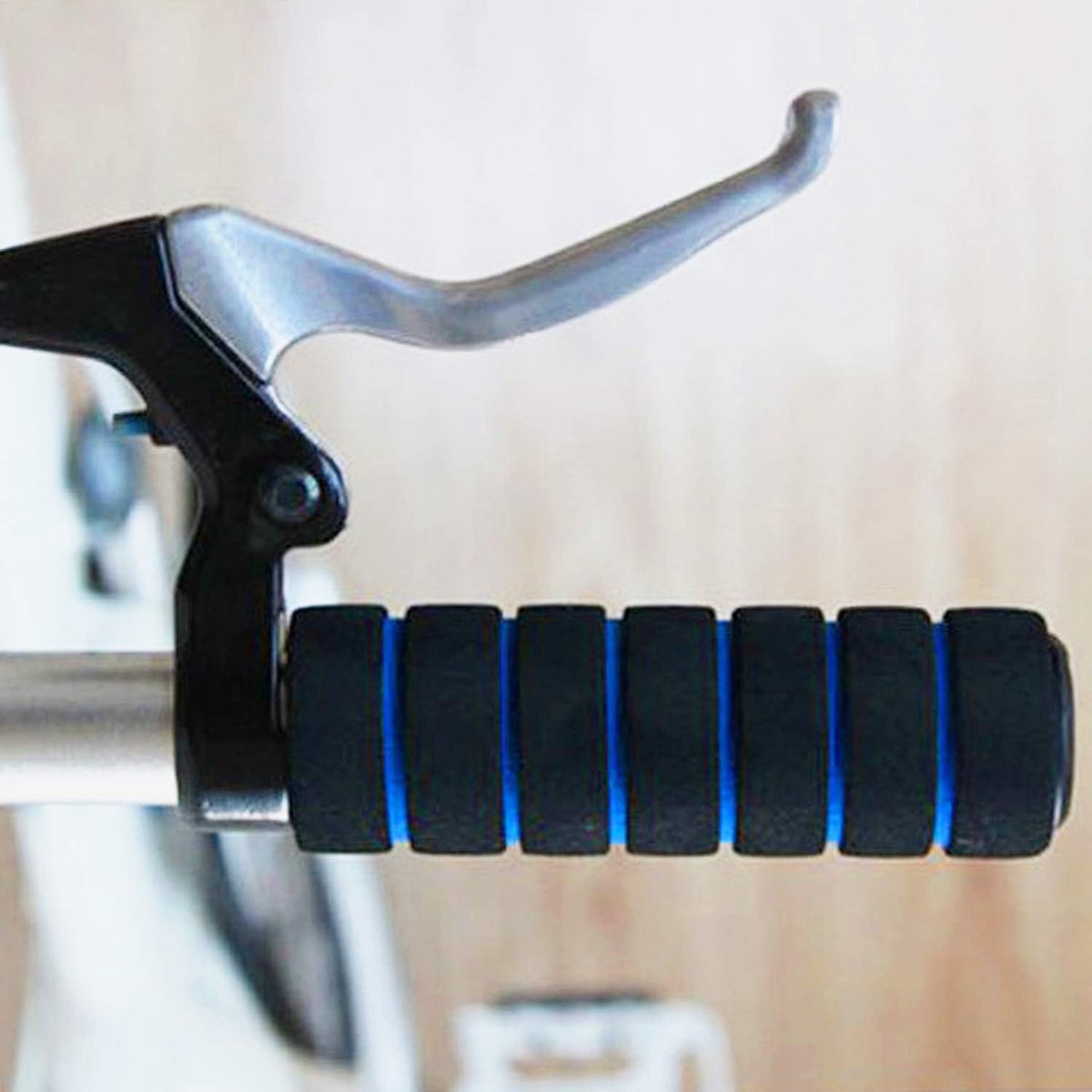 SnelShoppen - Ergonomische Fietshandvaten, 1 Paar, Schokabsorberend, MTB, Mxb, Sponge, 11 cm, Comfortabel, Voor Lange Rit