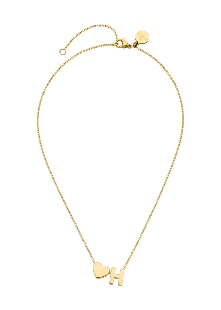 PURELEI Ketting Letter Heart H