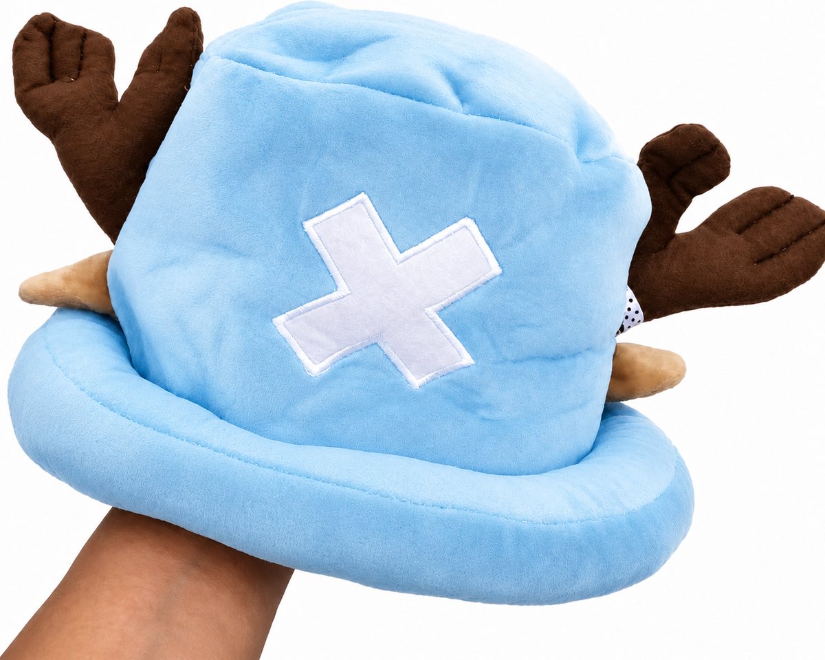 Anime bucket hat - Cosplay hoed rendier dokter - Blauw bruin