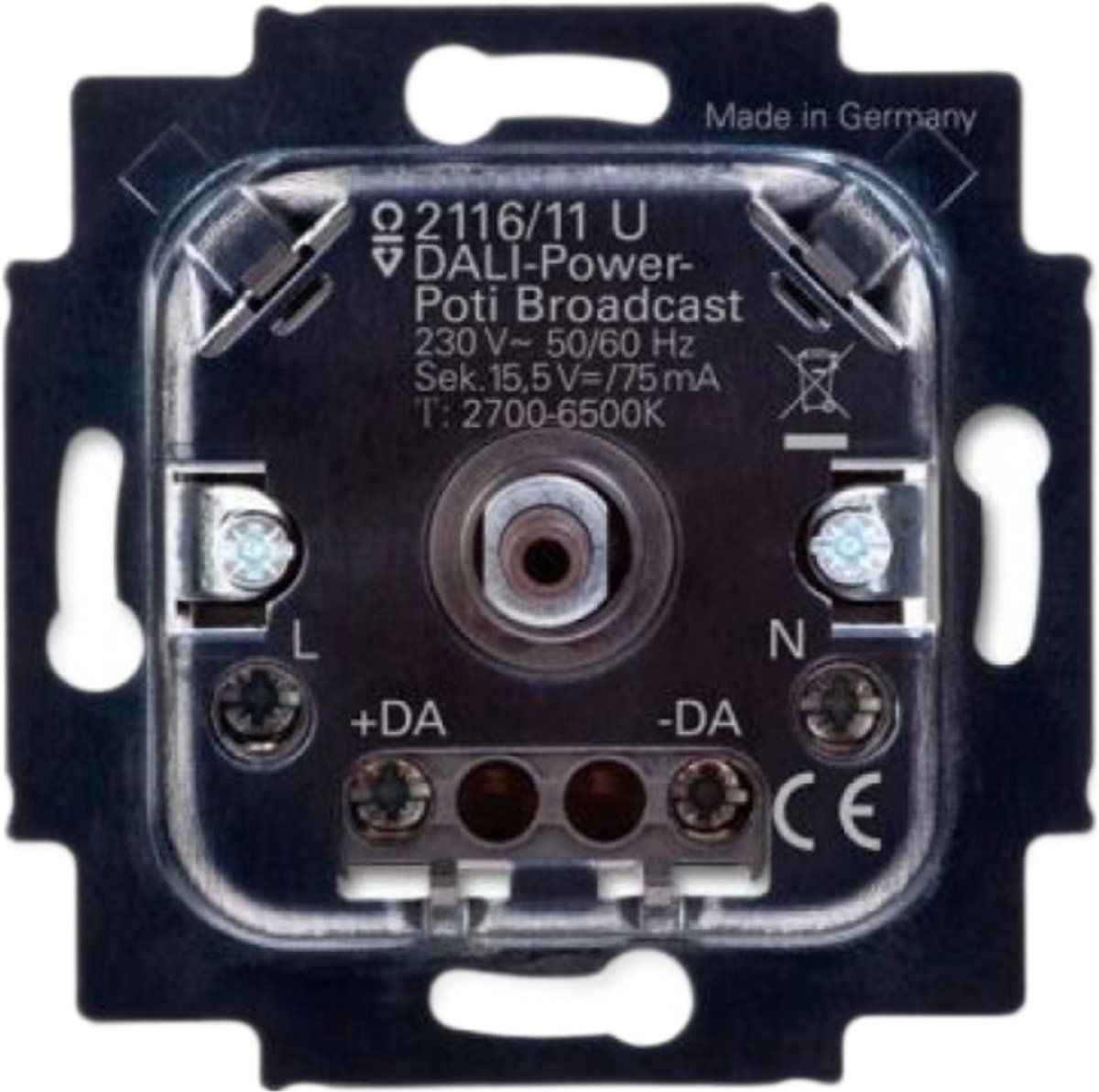 ABB Busch-Jaeger power potentiometer voor lichtregelsysteem inbouw broadcast - dali (2116/11 U)