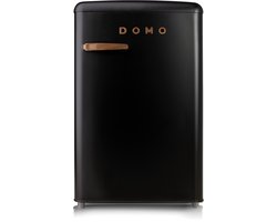DOMO DO91777R Diepvries - Tafelmodel Vriezer - Retro Design - 80 L - Mat Zwart