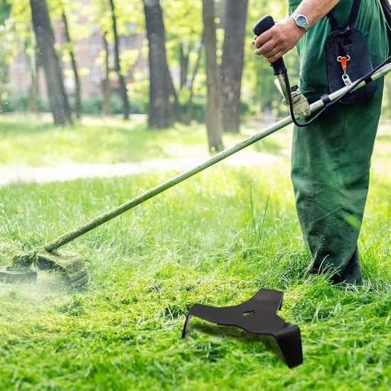 SnelShoppen - Mulchmes Freischneider 300mm - 3 Snijkanten - Zwarte Ijzer - Tuin Accessoire voor Grastrimmer - Dikker en Duurzaam - Tuinonderhoud — afbeelding 4