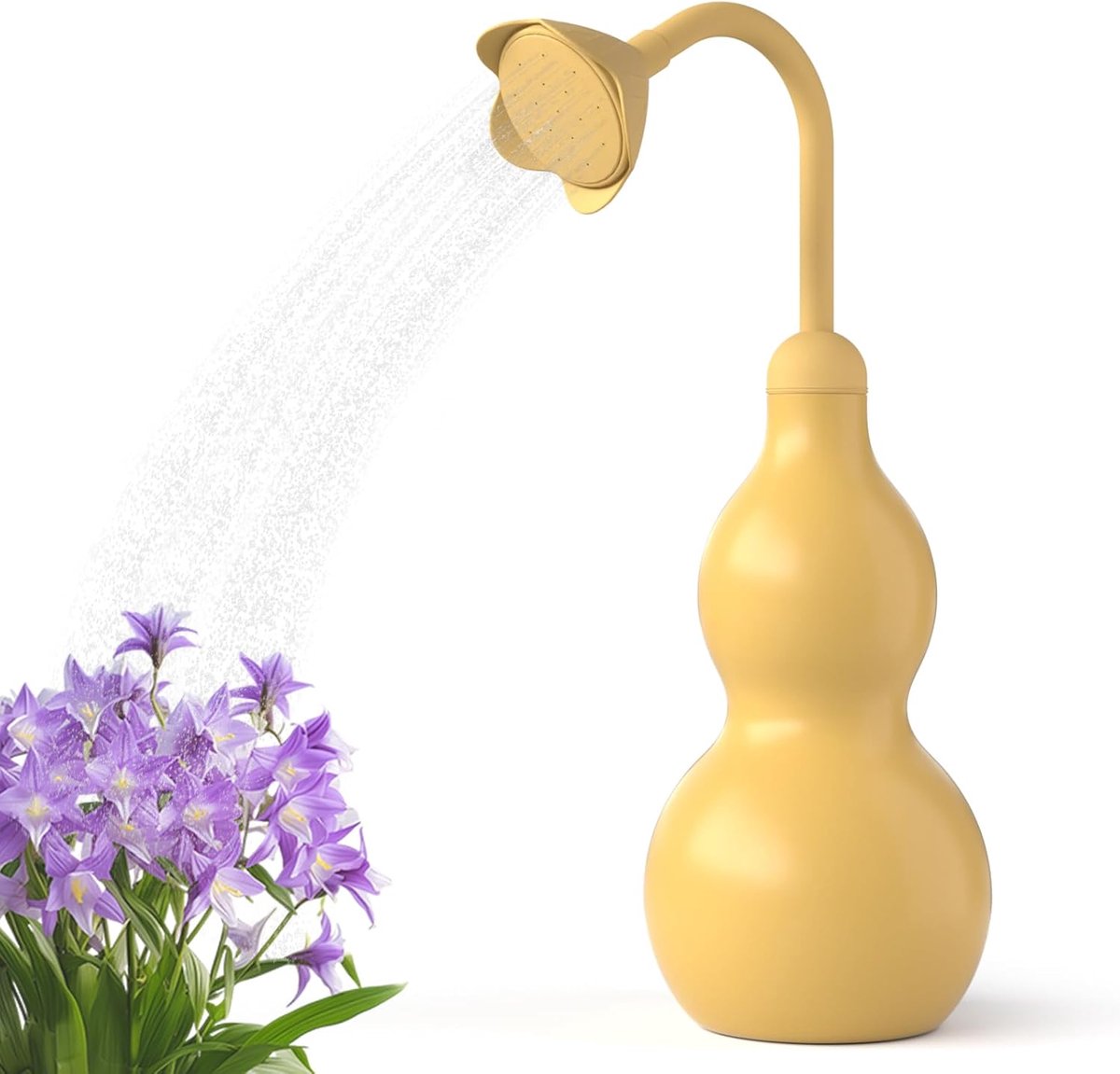 SnelShoppen - Wateringscan met Gourd Vorm 2-in-1 Spraykop 325 ml Mini Gieter voor Planten, Zaailingen en Bloemen - Precisie Bewatering voor Huisplante