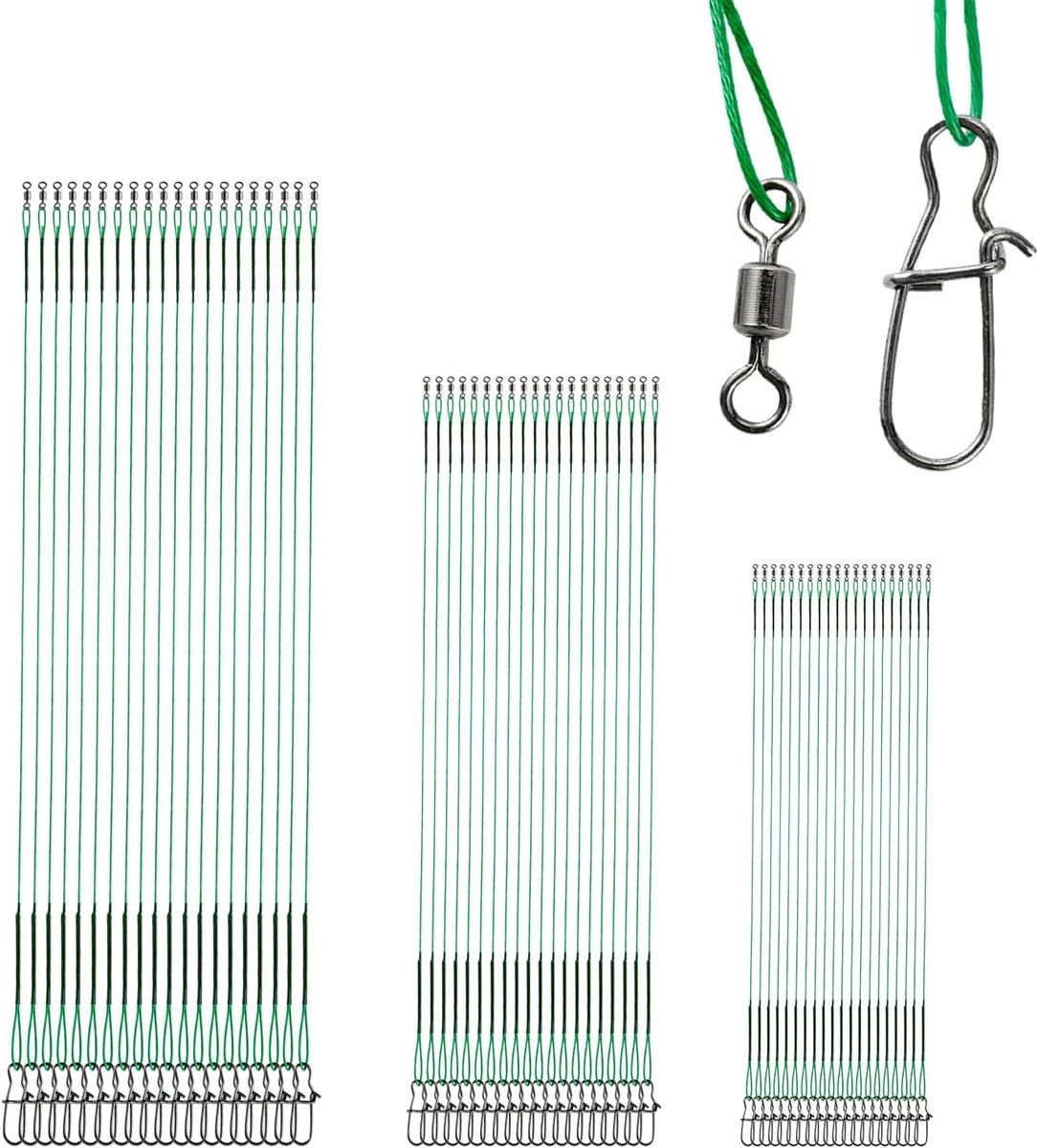 Freshwater Drilling Rigs Fish Guides Saltwater Heavy Duty Duty Fishing Leader Stainless Rigging Turns Wire Conductor - ShopVlot