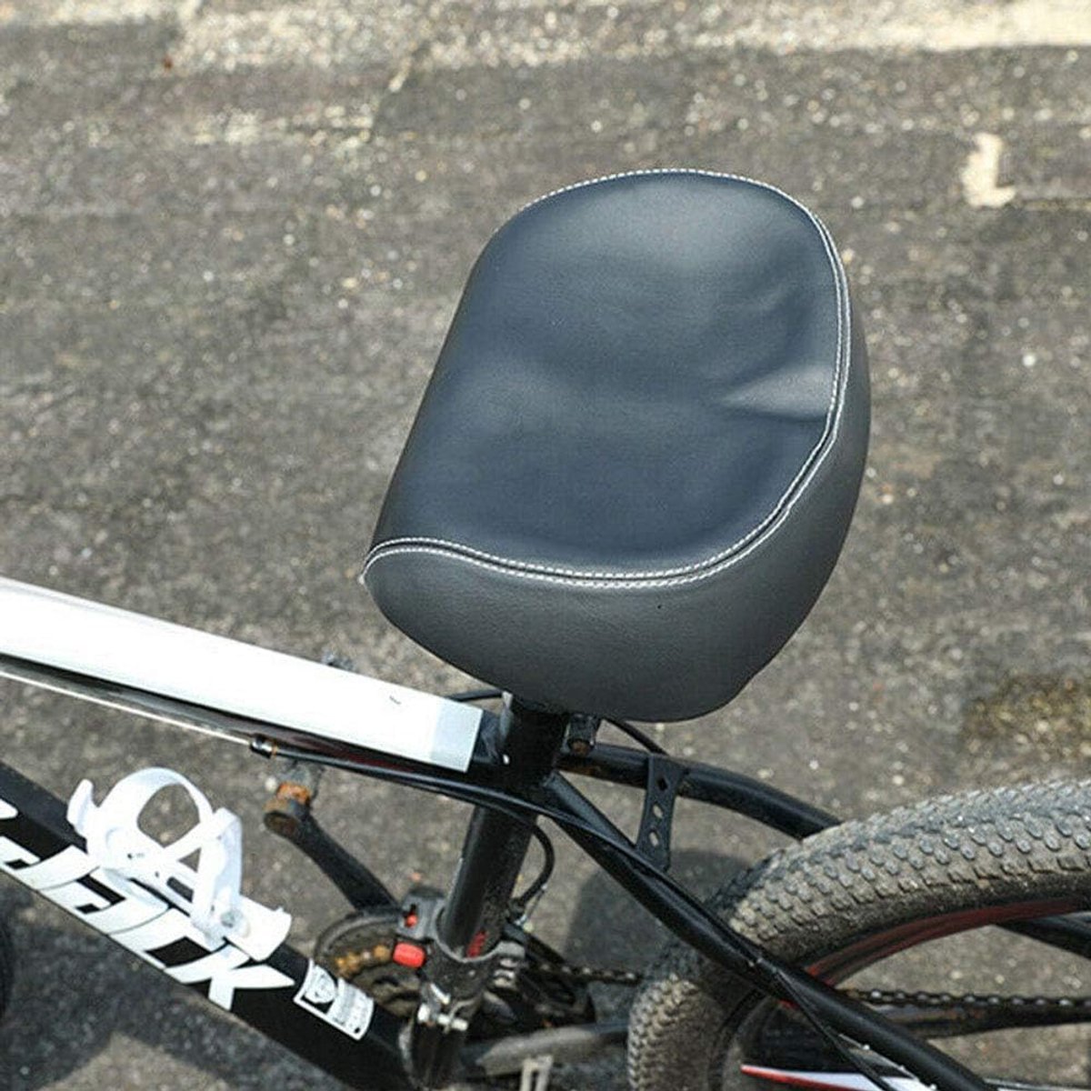 Fietszadel zonder neus, vervanging van fietszadel, schokabsorberend zacht verbreed zadel met dubbele demperboog - ShopVlot
