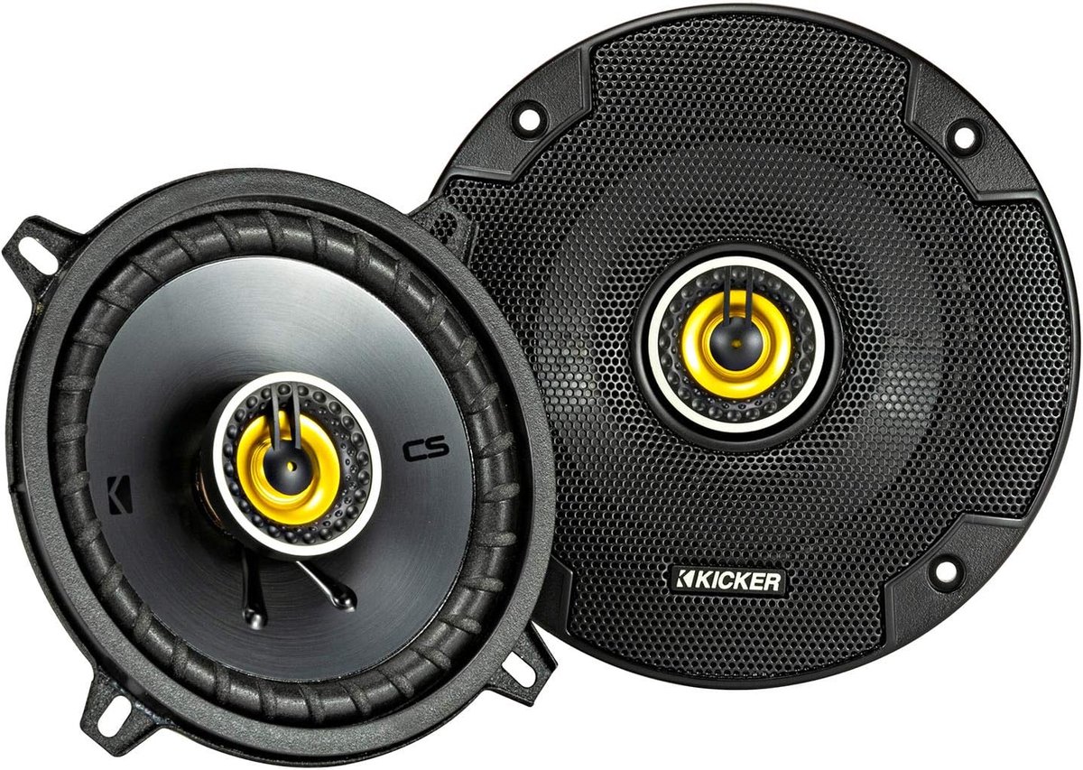 SnelShoppen - Coaxiale Autospeakers 5.25 Inch - 4-Ohm - Perfect Geluid voor Auto - 1 Paar - Hoogwaardige Geluidskwaliteit - Ideaal voor Muziek tijdens